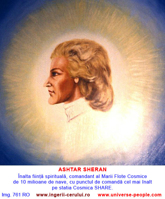 ASHTAR SHERAN - nalt Fiin Spiritual, comandant al Marii Flote Cosmice
